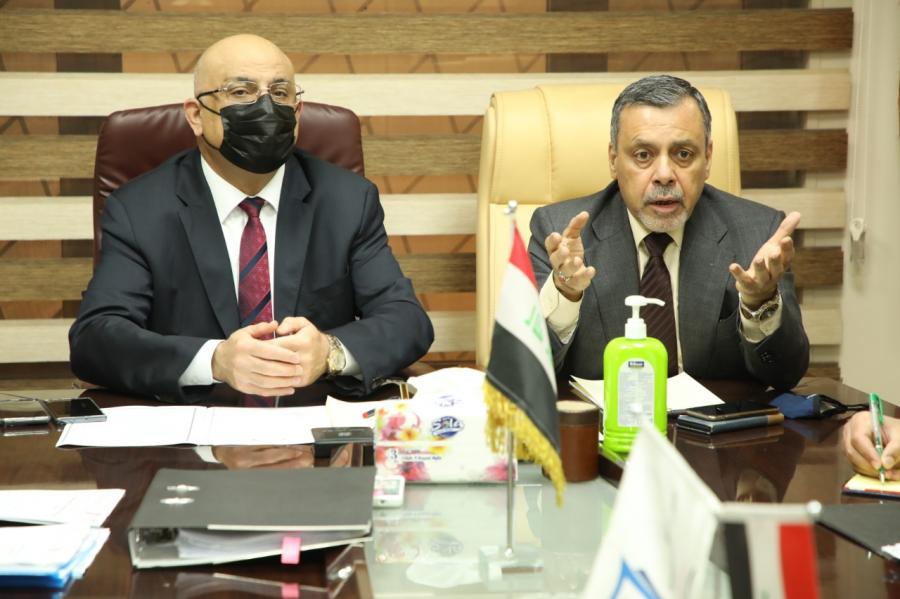 محافظ بغداد ورئيس صندوق اعمار المناطق المتضررة من الارهاب يبحثان تنفيذ المشاريع في مناطق الاطراف
